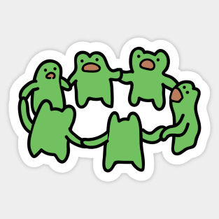 frogs Sticker